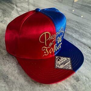 Rare & Collectors DC Comics Harley Quinn Property of Joker Satin Snapback Hat